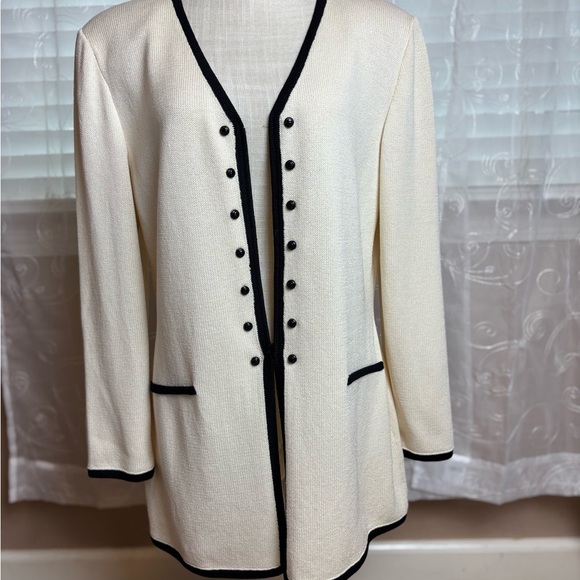 St John’s Collection by Marie Gray Santana Knit Cardigan/Blazer, Vintage, Size 8 - Picture 7 of 10